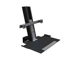 HUMANSCALE QUICKSTAND - 2 MONITORS/LRGE PLTFM (BLK)