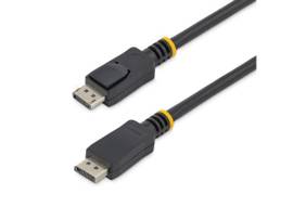 15 ft DisplayPort Cable with latches multipack provides a secure connection betw