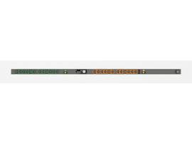 VERTIV 0U, 208V, 30A, L6-30P, (18) LOCKING IEC C13, (6) LOCKING IEC C19, SWITCHED UNIT LEVEL MONITORING EC