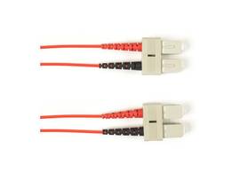 4-m, SC-SC, 62.5-Micron, Multimode, PVC, Red Fiber Optic Cable