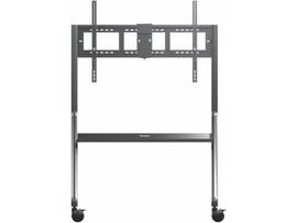 VIEWSONIC VB-STND-009 IFP, CDE SLIM MOBILE CART, SUPPORTS VESA PATTERNS FROM 400X400MM TO 1000X600MM, 4IN CASTER WITH LOCK. COMPATIBLE WITH DISPLAY
