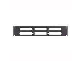 BLACK BOX CORP FIBRE OPTIC PANEL 2U 6 SLOT JPMT-FIBER-6