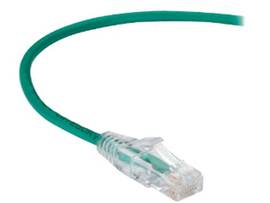 Blackbox Slim-Net CAT6a 28-AWG 500Mhz Stranded Ethernet Unshielded  CABLE GREEN