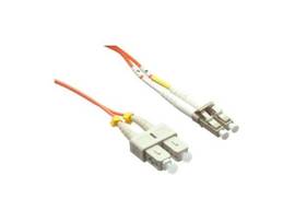 AXIOM LC/SC MULTIMODE DUPLEX OM1 62.5/125 FIBER OPTIC CABLE 90M