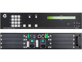 KRAMER 8K-READY 16-PORT MULTI-FORMAT DIGITAL MATRIX SWITCHER WITH INTERCHANGEABLE I/OS
