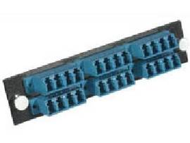 LEGRAND-ORTRONICS QS PRE LOADED ADAPTER PANEL LC QUAD PB