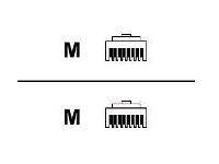1.2M/4FT CAT5 RJ45 M/M ENET CBL