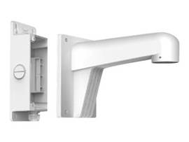 HIKVISION WALL MOUNT BRACKET FOR MINI DOME CAMERAWITH JUNCTION BOXALUMINUM ALLOYHIKVISION BLACK