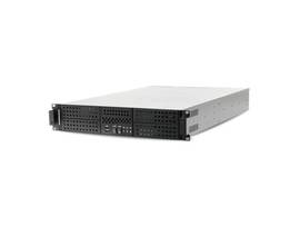 AIC ESG RMC-2N, 2U WITH FANS, 7 SLOT LOW PROFILE REAR PANEL, DOOR, W/O /PSURAIL, BLACK
