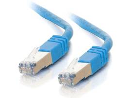 C2G 150FT CAT5E MOLDED STP CBL-BLUE