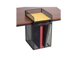 SAFCO HANGING ONYX DSK VERT STOR BLK