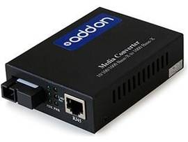 AddOn 10/100/1000Base-TX(RJ-45) to 1000Base-BXU(SC) BiDi SMF 1310nm/1550nm 20km