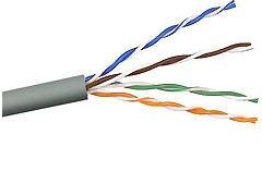 BELKIN CAT6 STRANDED BULK CABLE 4PR;500 BLUE