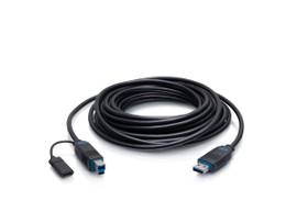 C2G 25FT(7.6M) USB 3.2 AMBM PLENUM AOC CABLE