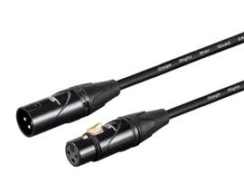 MONOPRICE STARQUAD XLR MICROPHONE CABLE 75FT BLACK