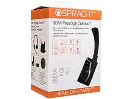 SPRACHT ZUM BT PRESTIGE COMBO HEADSET. BLUETOOTH  BT USB FOR BUSINESS WIRELESS HEADSETS WITH BASE STATION. DUAL EAR. SMARTPHONES TABLETS PC MAC.