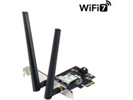ASUS BE6500 TRI BAND PCI-E WIFI 7 (802.11BE). BLUETOOTH 5.4, WPA3 NETWORK SECURITY, OFDMA AND MU-MIMO, MULTI-LINK OPERATION