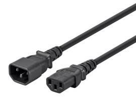 MONOPRICE EXTENSION CORD - IEC 60320 C14 TO IEC 60