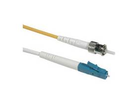 LEGRAND-ORTRONICS 8M LC-ST 9/125 OS2 SPX SM PLN FIBER-YELLOW