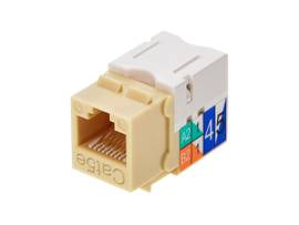 MONOPRICE CAT5E PUNCH DOWN KEYSTONE JACK_ BEIGE