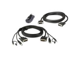 DUAL DISPLAY DVI-D KVM CABLE KIT 6FT.