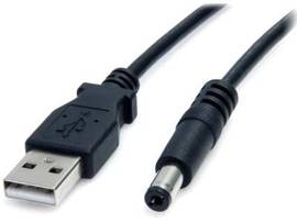 2M USB TO 5.5MM TYPE M BARREL CABLE
