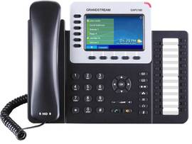 GRANDSTREAM 6 LINES, 6 SIP ACCOUNTS, POE + GIGE, COLOR