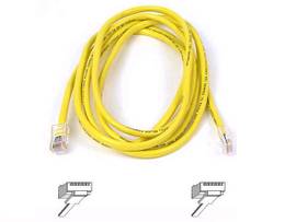 CABLE,CAT5E,UTP,RJ45M/M,30 ,YLW,PATCH
