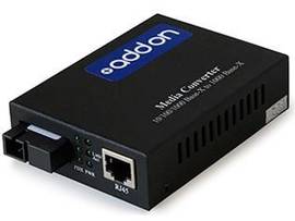 AddOn 10/100/1000Base-TX(RJ-45) to 1000Base-BXU(SC) BiDi SMF 1490nmTX/1550nmRX 4