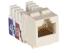 BLACK BOX CORP CAT3 UNSHIELDED KEYSTONE JACK OFFICE WH