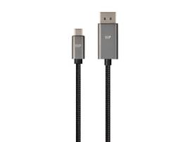 MONOPRICE BIDIRECTIONAL USB TYPE-C TO DISPLAYPORT CABLE - 4K@60HZ_ BLACK_ 6FT