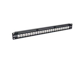 TRIPP LITE 24 FEEDTHROUGH PANEL RJ45 ETHERNET 1U
