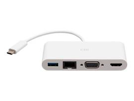 C2G USB C MULTIPORT ADAPTER 4K WHT
