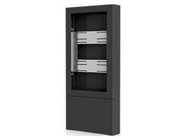 LEGRAND-CHIEF PORTRAIT FLOOR KIOSK BLK 55IN