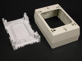 LEGRAND-WIREMOLD NM POWER BOX WHITE