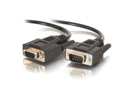 C2G 25FT DB9 M/F ALL LINES EXT CBL BLK