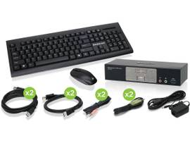 IOGEAR 2-PRT DSPLYPRT 1.2 KVMP