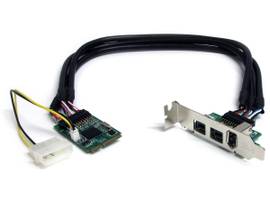 3 PORT 2B 1A MINI PCIE FIREWIRE CARD