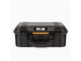 OWL official meeting Owl hard-sided carrying case - fits any version of the meeting owl, usb and power cables, expansion mic, and power supply.