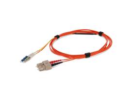 AddOn 5m LC (Male) to SC (Male) Orange OM2 & OS1 Duplex Riser Mode Conditioning