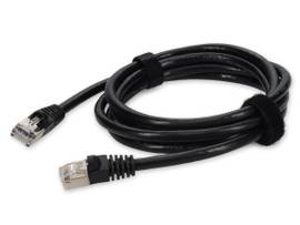 ADD-ON 6FT RJ-45 M/M CAT6A BLACK CU PATCH CBL
