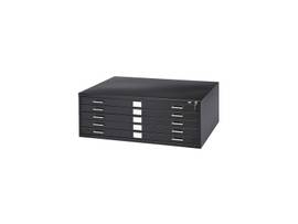 5-DRAWER STEEL FLAT FILE FOR 24INCH X 36INCH DOCUMENTS