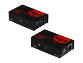 MONOPRICE BLACKBIRD 4K HDMI HDBASET EXTENDER TAA] OVER SINGLE CAT6A_ UP TO 100M (328FT) HDCP 2.2