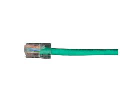 CAT5 100-MHz Patch Cables with Basic Connectors, 24 AWG, Crossover, Green, 3-ft.