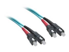 AXIOM SC/SC MULTIMODE DUPLEX OM3 10G 50/125 FIBER OPTIC CABLE 0.5M