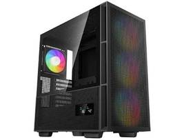 DEEPCOOL CH560 DIGITAL ATX CASE, AIRFLOW, 3 PWM 140MM ARGB FANS, BLACK