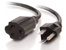 C2G 8FT POWER EXTENSION CORD(5-15R TO 5-15P)