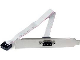 SERIAL TO MOTHERBOARD HEADER SLOT PLATE