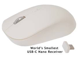 WIRELESS USB-C MOUSE - WHITE
