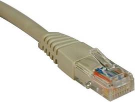 TRIPP LITE CAT5E 350MHZ GRAY MOLDED CBL RJ45 - 4 FT